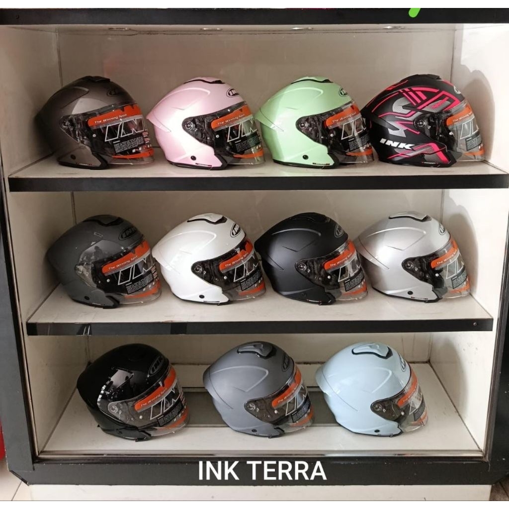 Helm ink Terra 2 SNI/DOT original INK100%