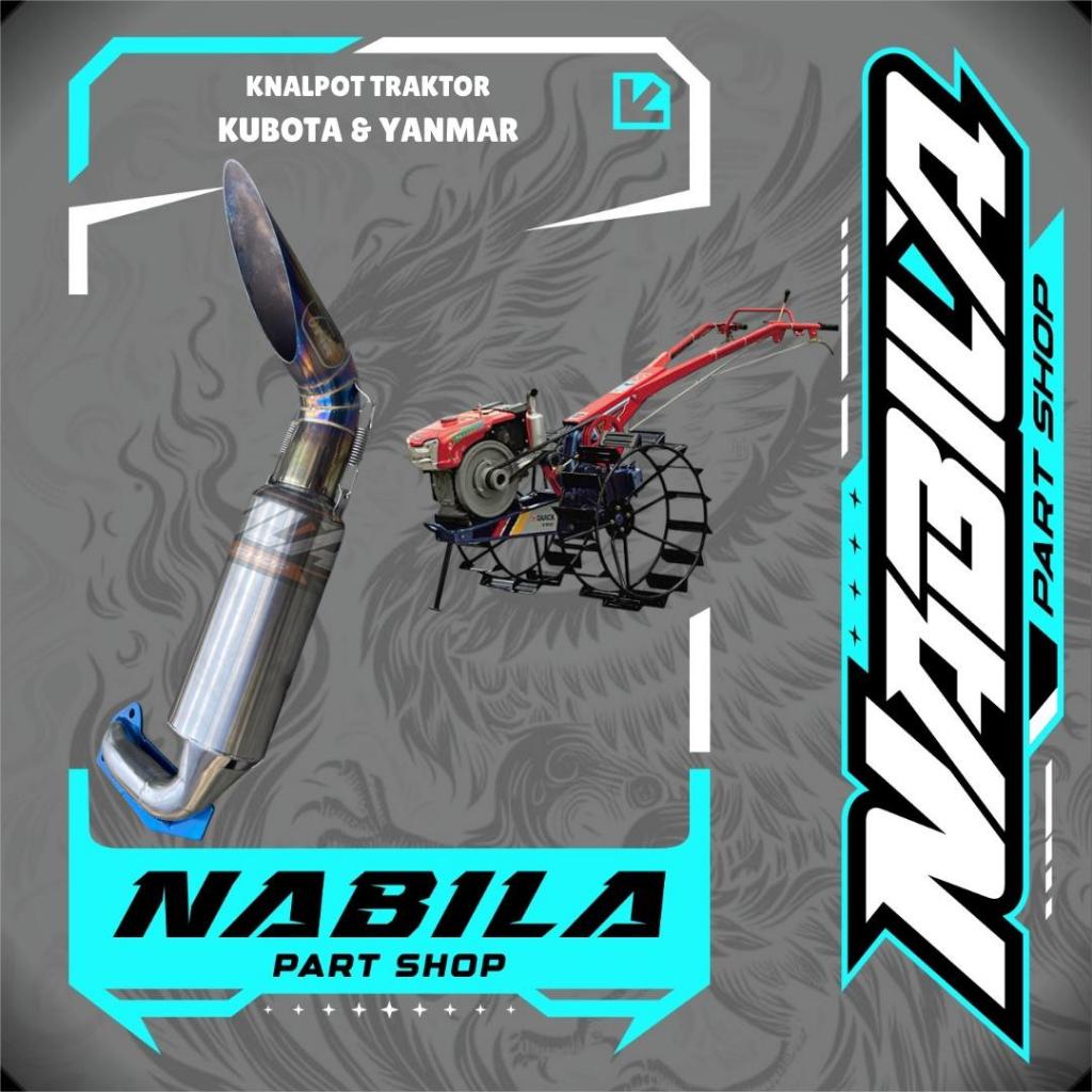 KNALPOT TRAKTOR STAINLESS KUBOTA YANMAR