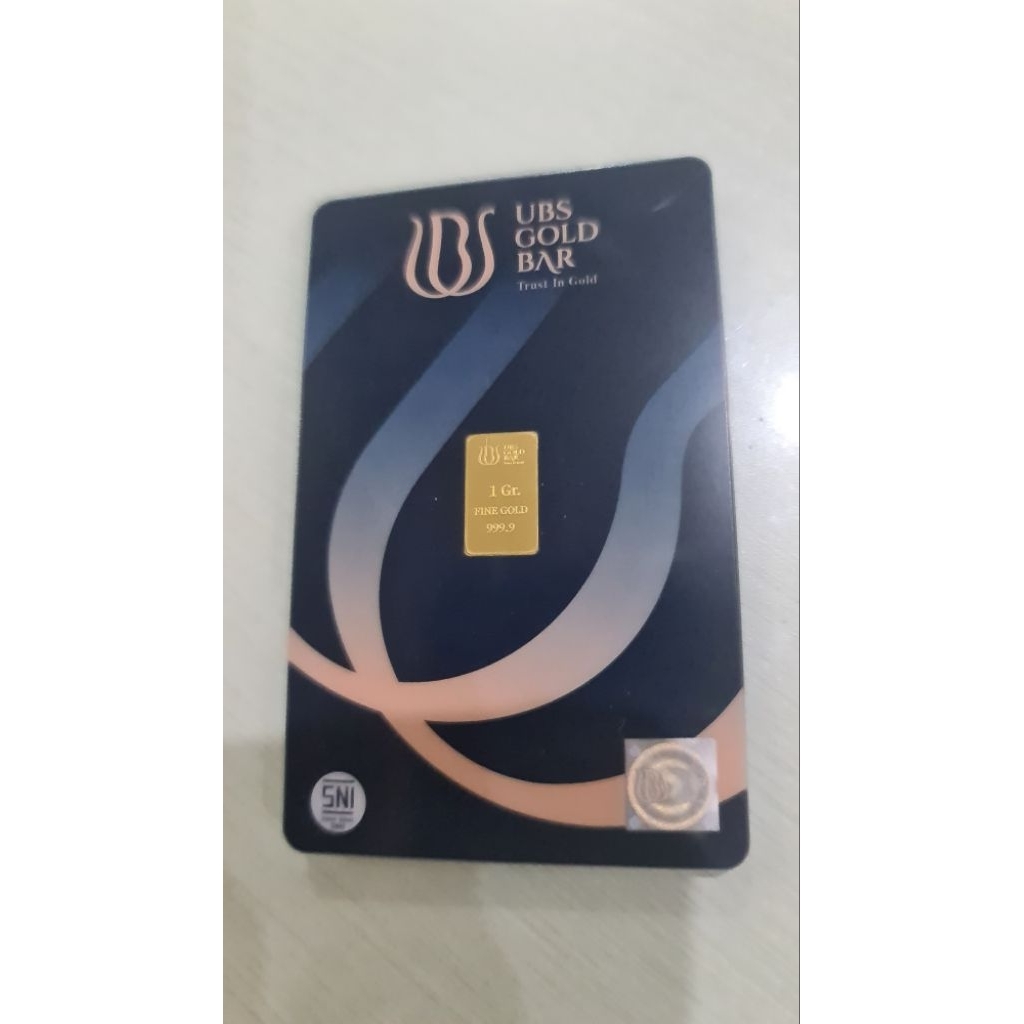 emas UBS 1 gram dijamin asli bersertifikat