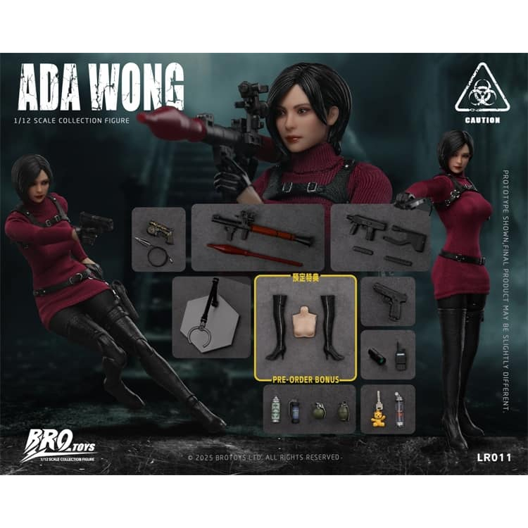 Back Order Brotoys ada wong female spy Action figure 1/12 scale
