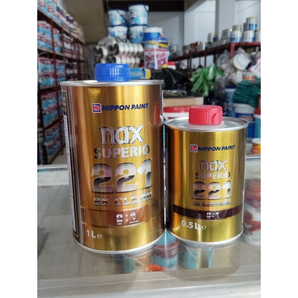 clear cat duco ukuran 1kg 2:1 clear autoglow/kcc/nax gold/nax ungu