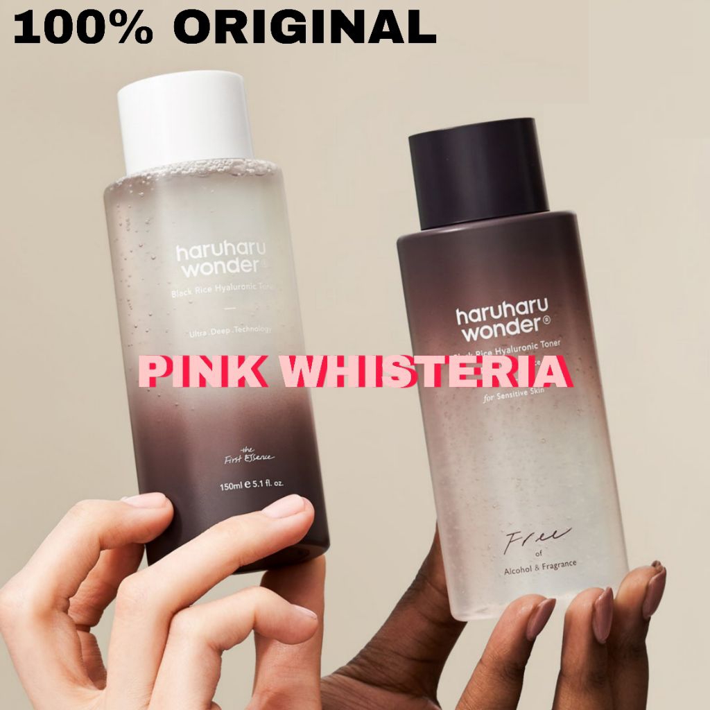 [ORIGINAL] HARUHARU WONDER Black Rice Hyaluronic Toner / The First Essence Unscented 150ml