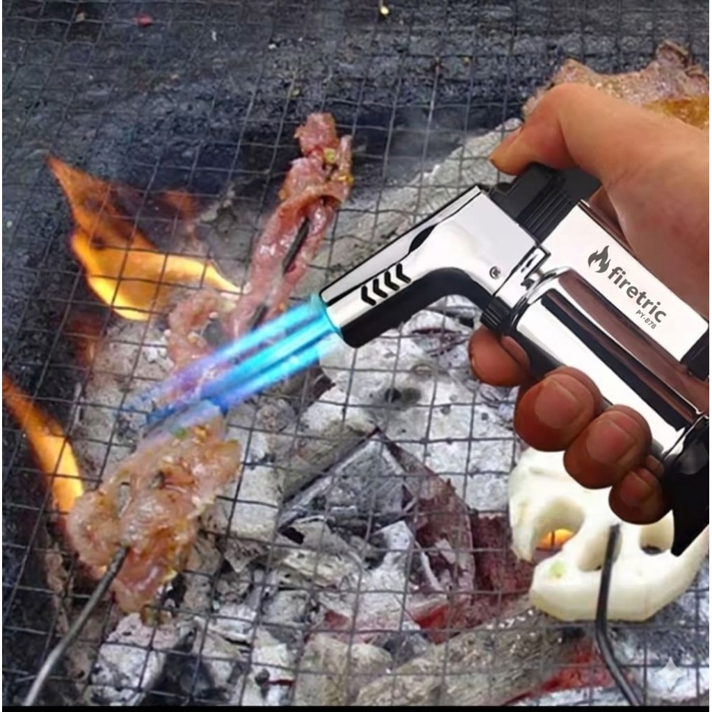 Korek Api Mini Gas Butane Turbo Torch Jet 3 Windproof - PE-979-Firetric