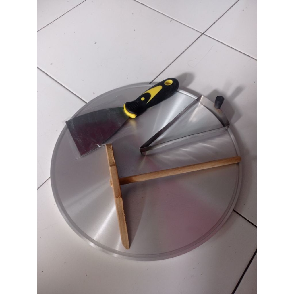 Loyang crepes/wajan crepes ukuran 30cm komplit