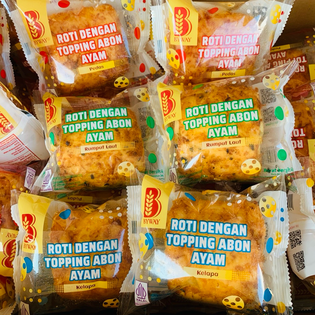 Roti BYWAY New Roti Topping Abon Ayam Lezat