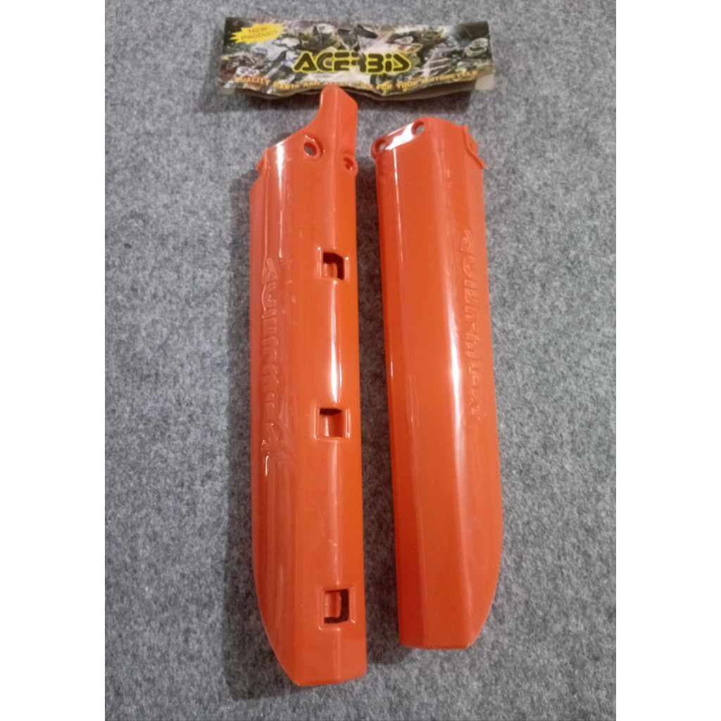 Cover Shock Depan KLX Orange