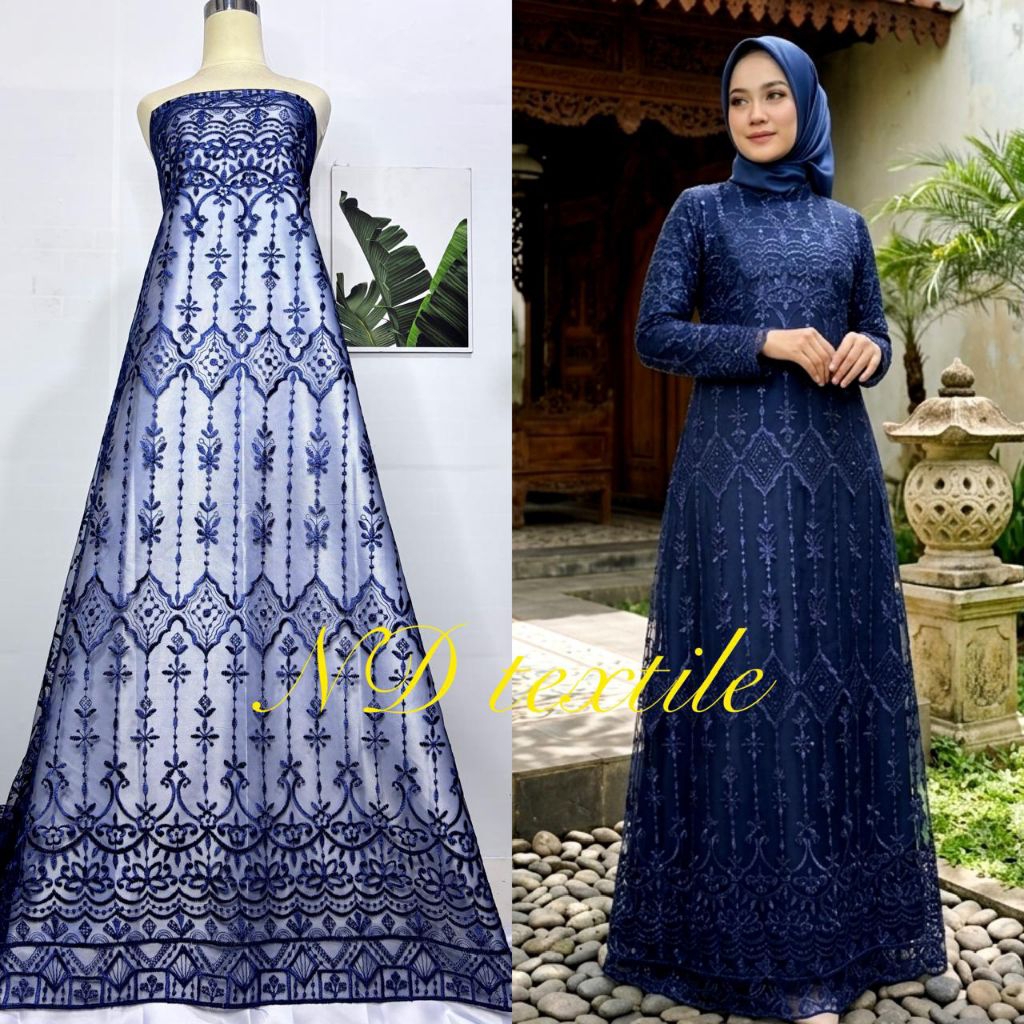 Tile Sapto Etnik/Tile Sapto/Sapto Border/Cocok utk Gamis dress dll