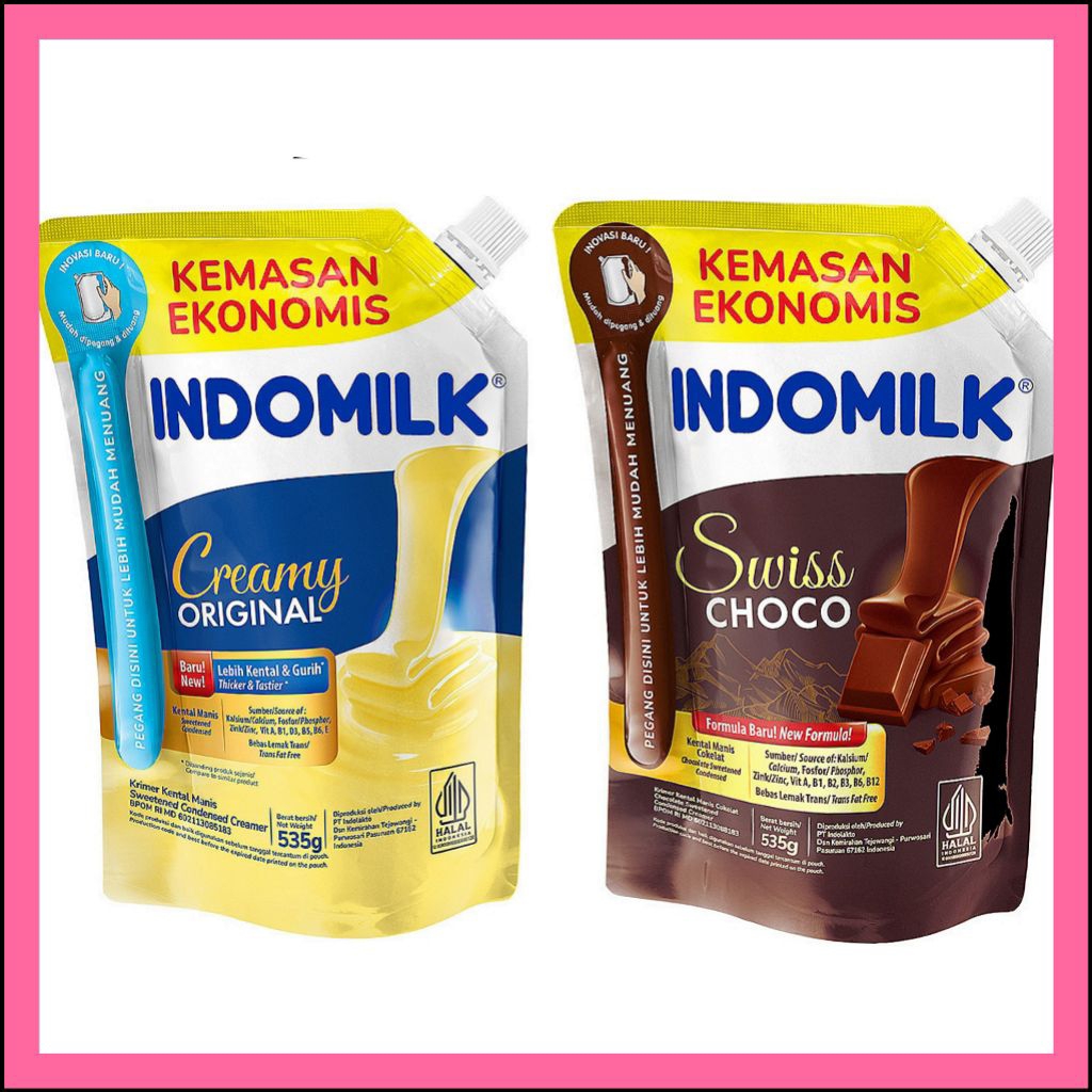 Indomilk susu kental manis coklat vanila 535gr