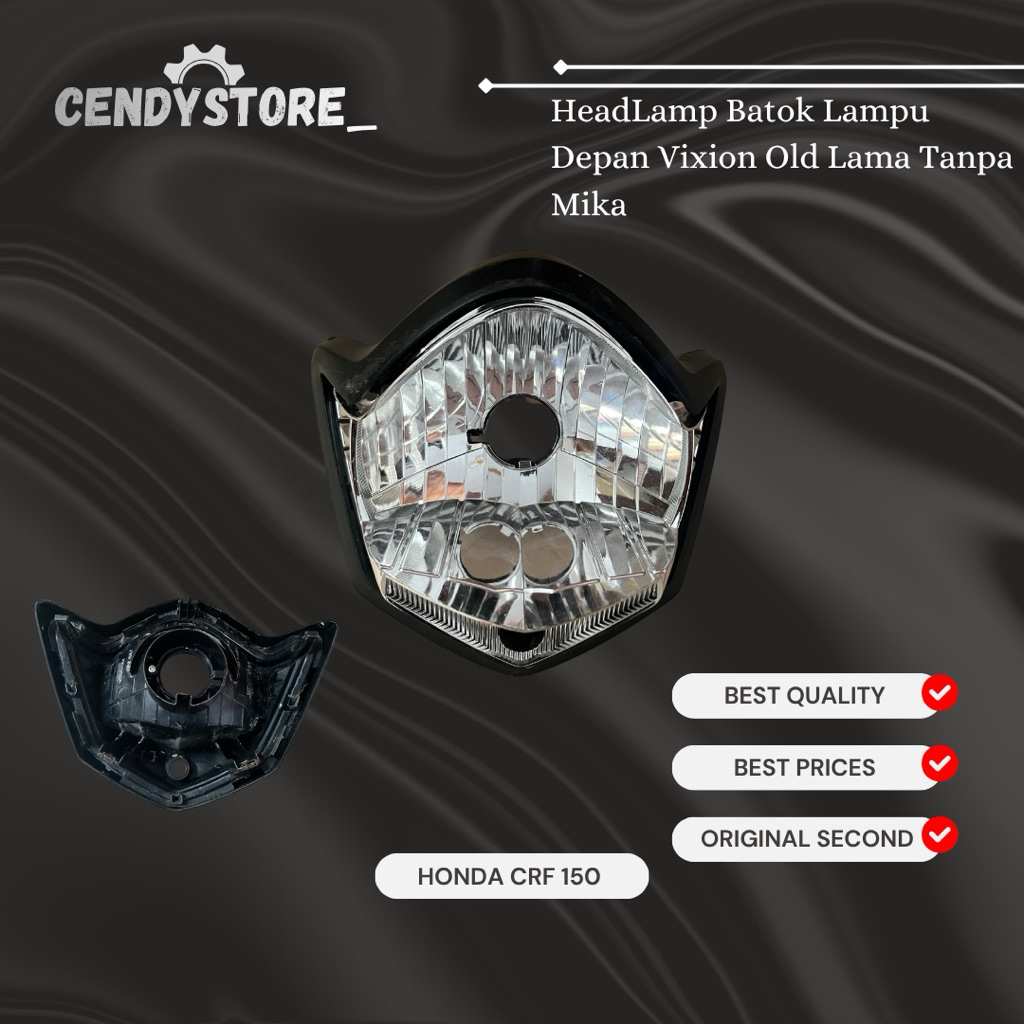 Head Lamp Batok Lampu Depan Vixion Old Lama Tanpa Mika Original Seken Copotan