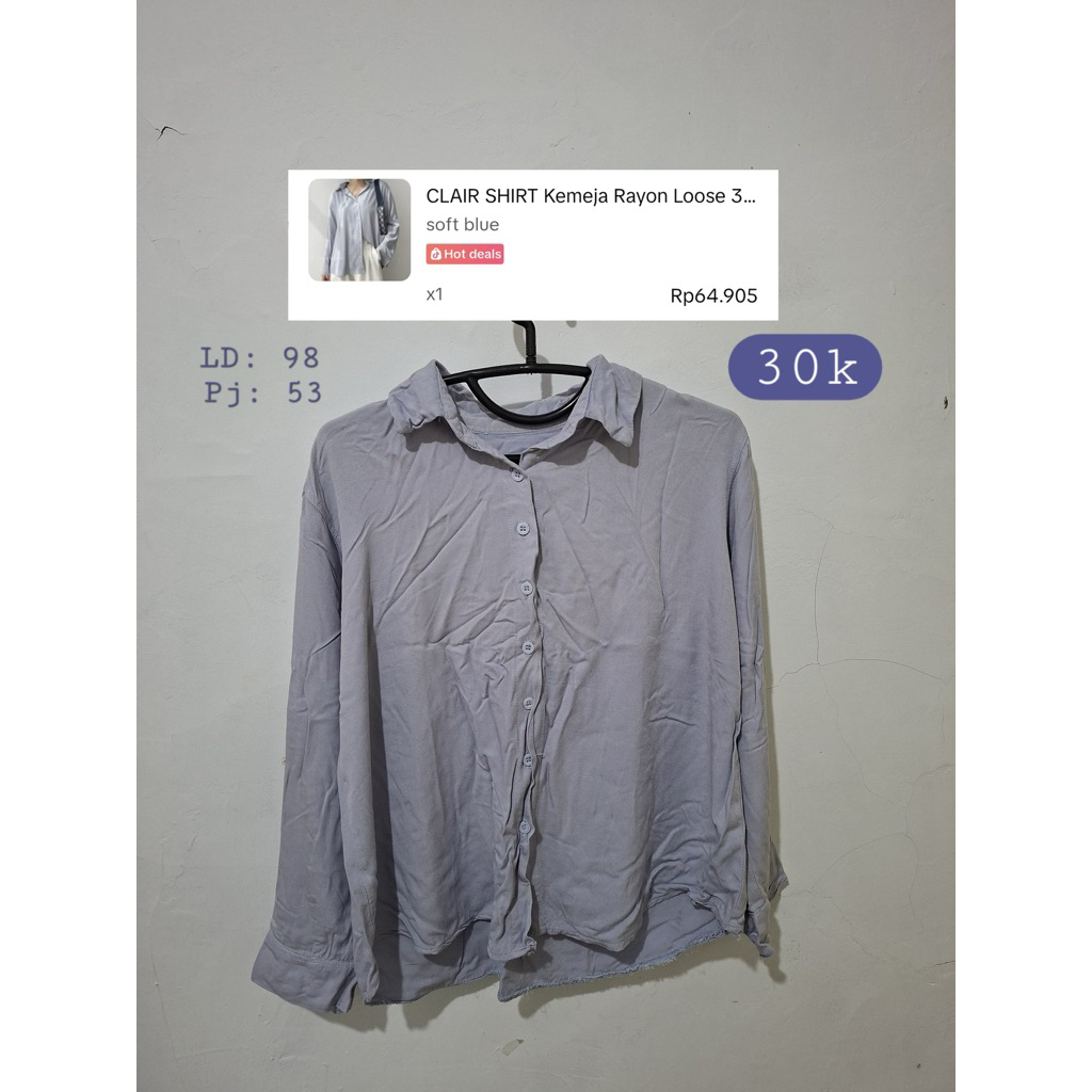 blouse ungu