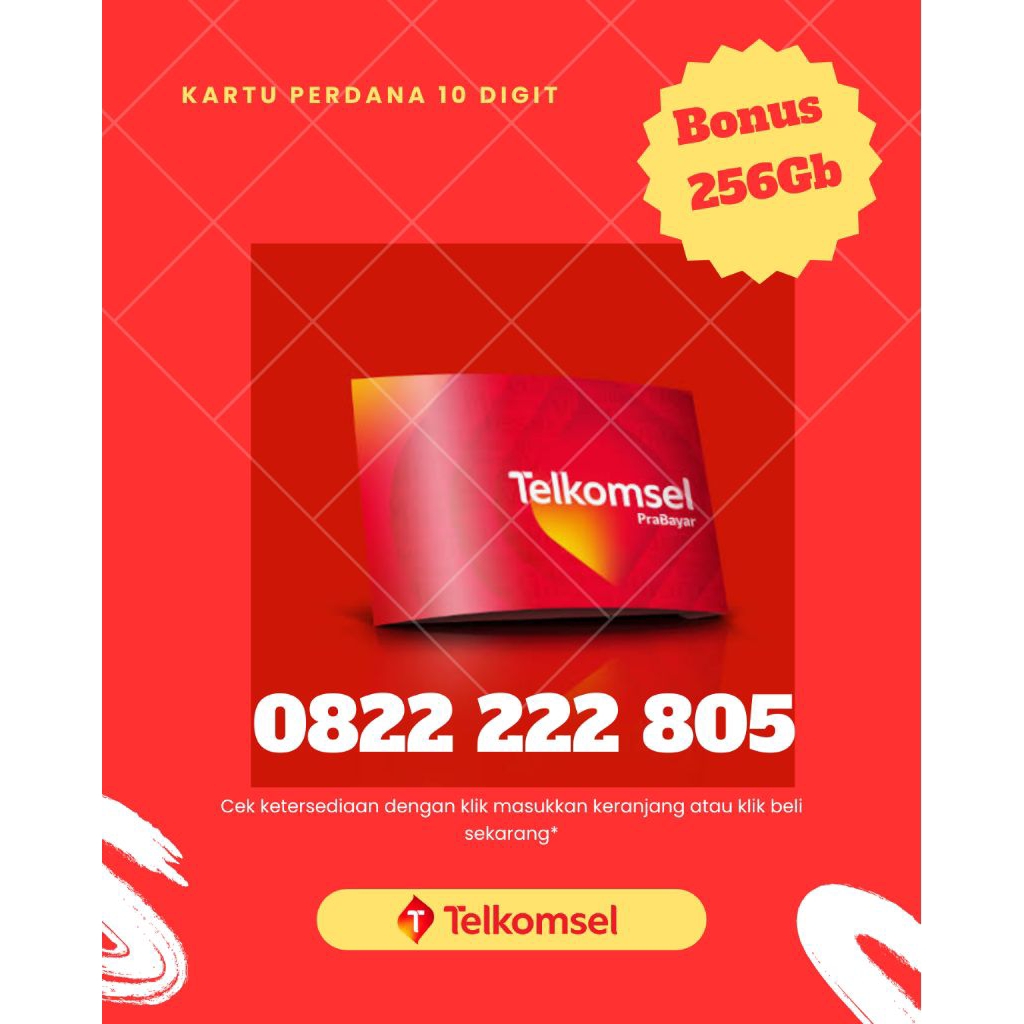 Nomor Cantik Telkomsel/Nomor Cantik Telkomsel 10 Digit/Nomor Cantik Spesial 805