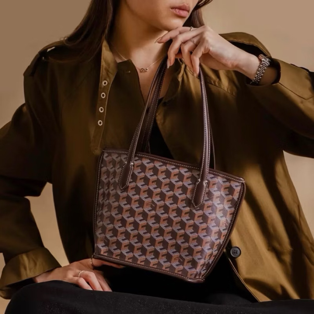 CHRISTY NG RUSO MINI BAG CHESTNUT BROWN