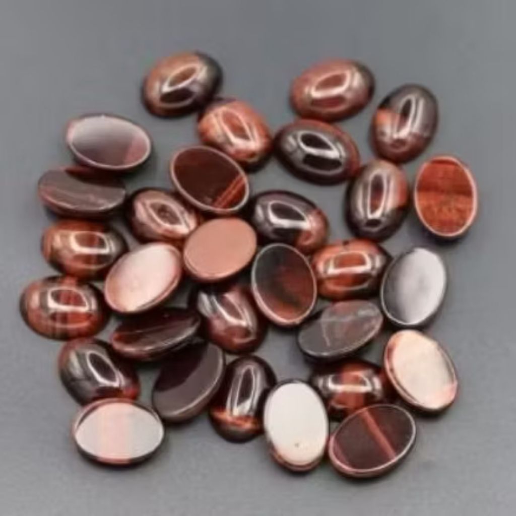Batu akik Tiger eye merah bata