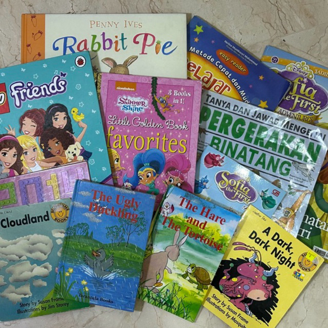 preloved buku anak/komik (import & lokal) (baca deskripsi)