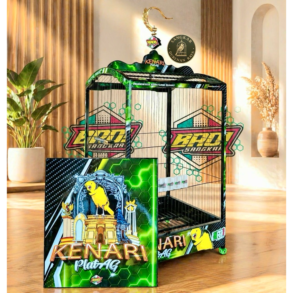 BRO SANGKAR / SANGKAR KENARI BRO ( FREE PACKING KAYU)