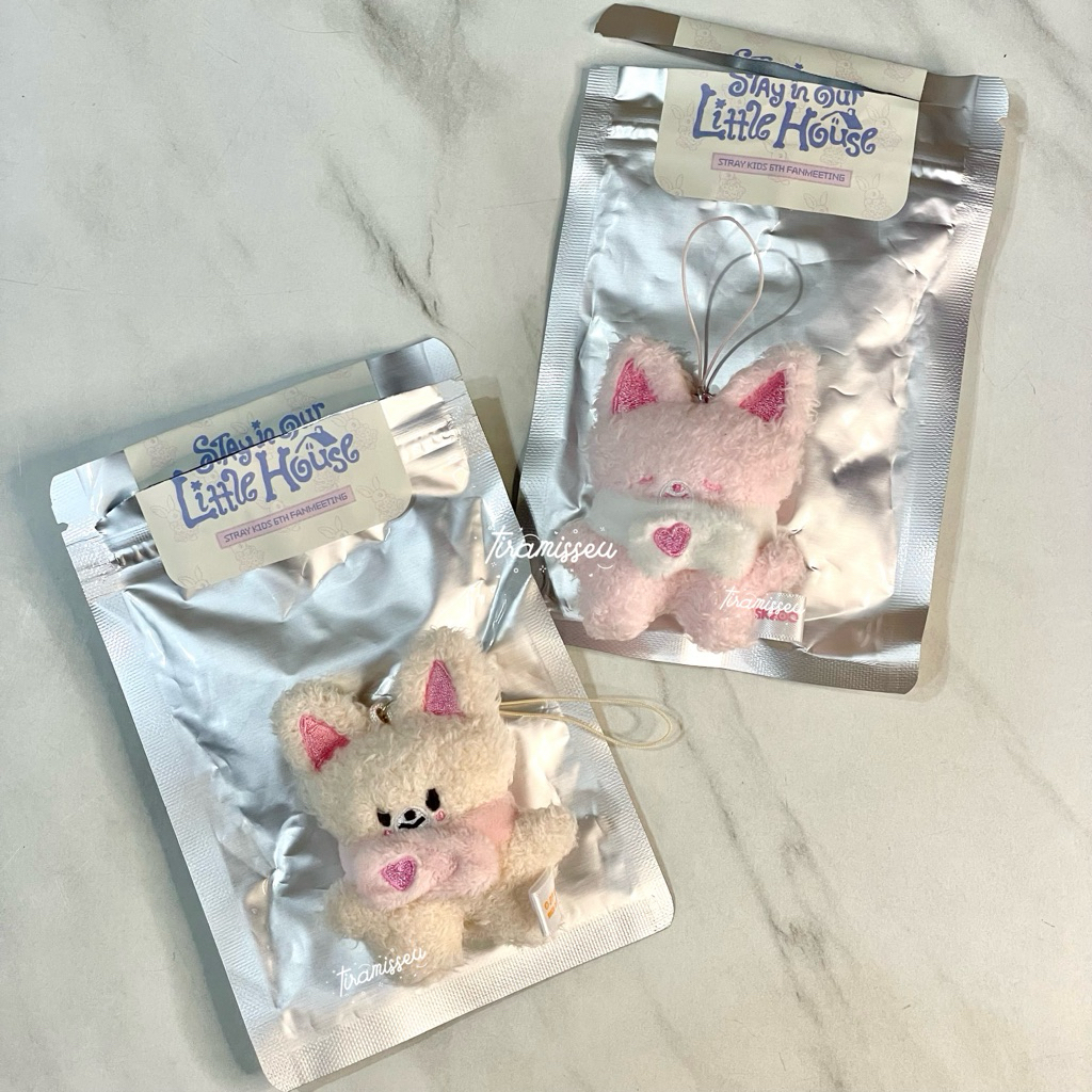 [READY STOCK] official stray kids stay in our little house secret plush micro foxiny • in i.n skzoo 
