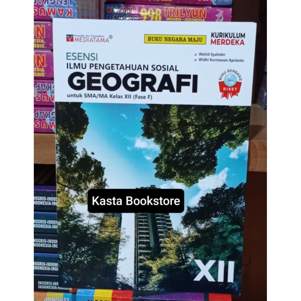 Buku Esensi Geografi Kelas 12 Kurikulum Merdeka Mediatama