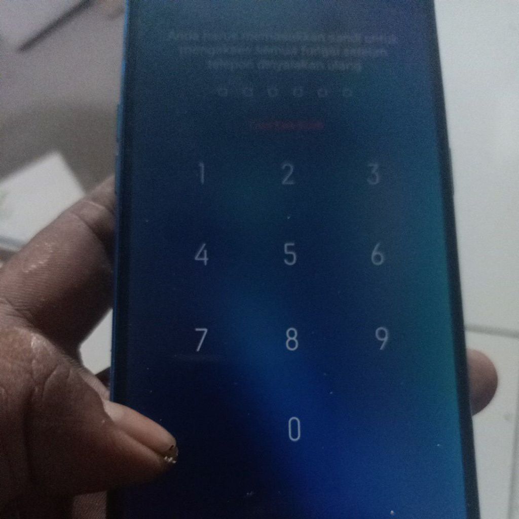 hp oppo a12+box hp normal lupa pola