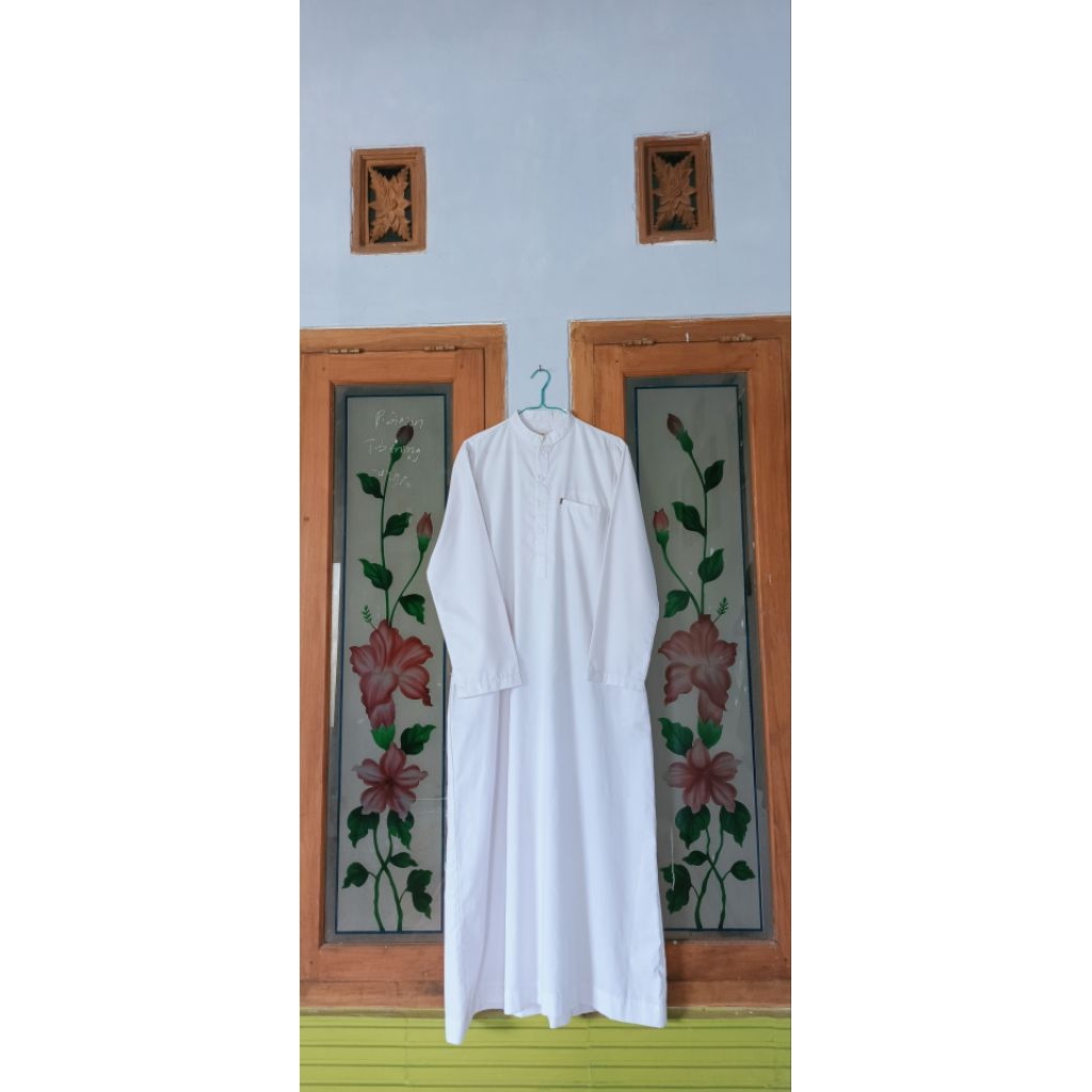 GAMIS PRIA PUTIH PL BRAND AL GHAZA