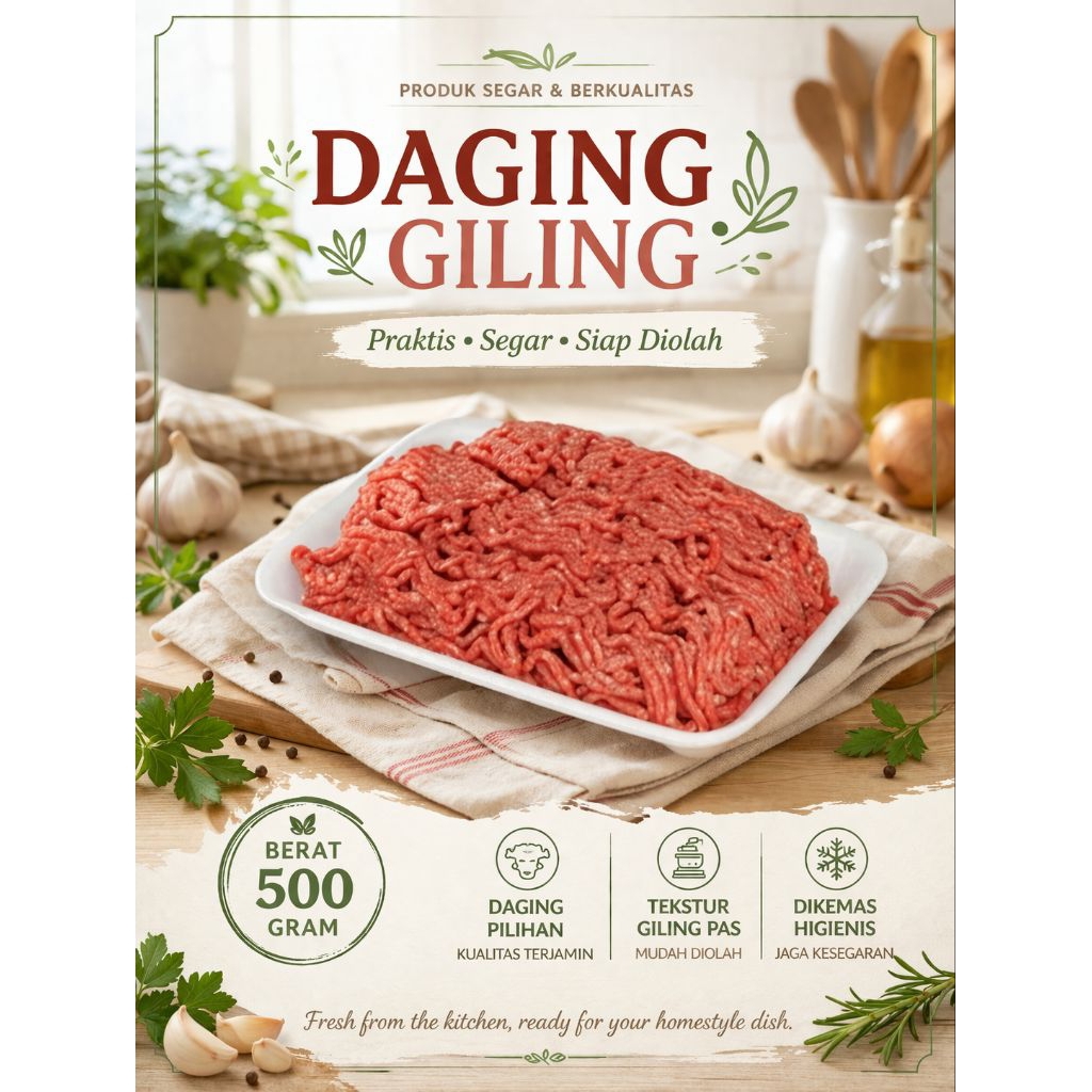 Daging Giling Sapi 1kg