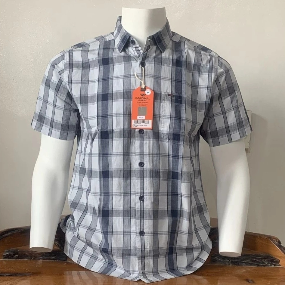 BAJU  PRIA CARDINAL CASUAL REGULER-KEMEJA PRIA CARDINAL CASUAL LENGAN PENDEK NEW SERIES 100% ORIGINA