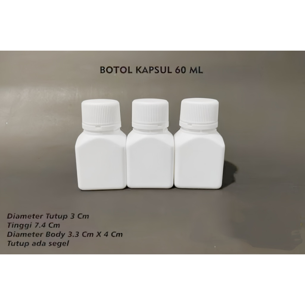 Botol kapsul 60 ml