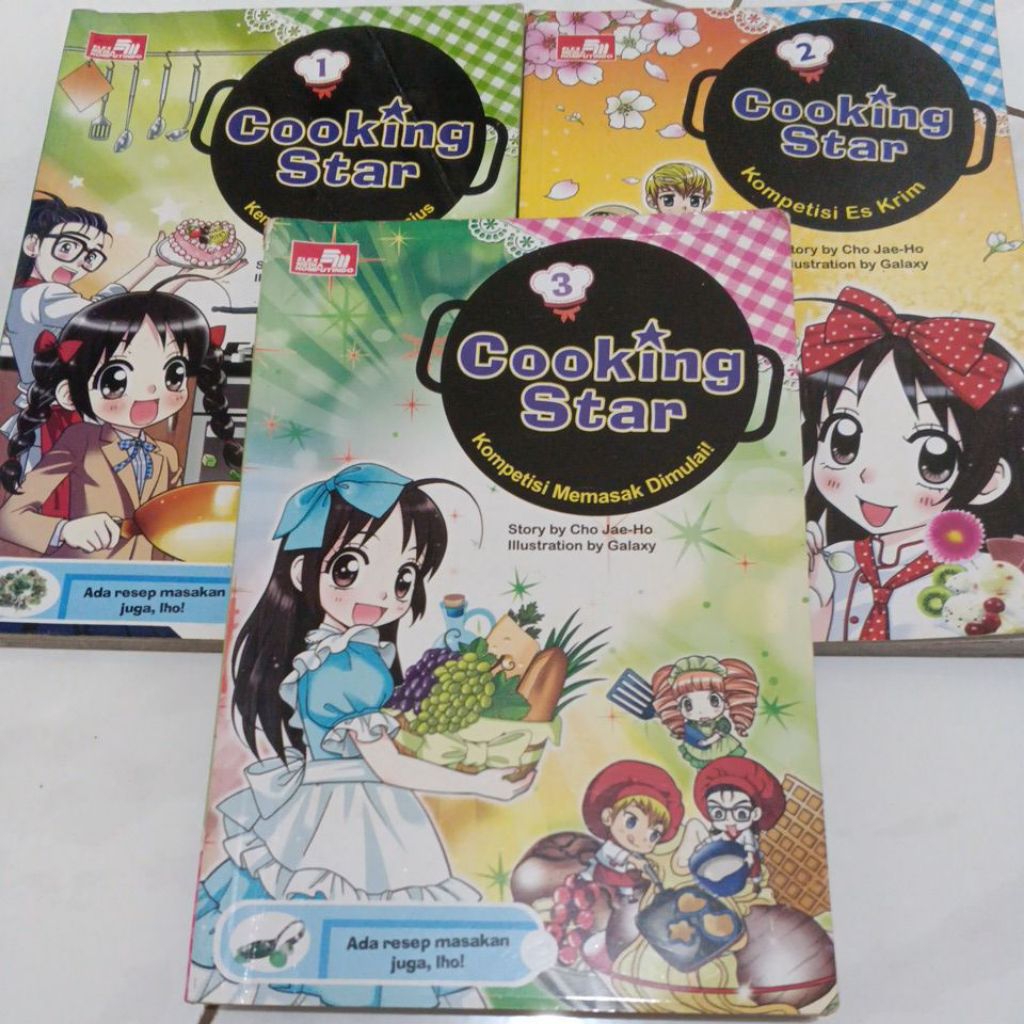 Komik Manhwa Buku Cooking Star Vol 1,2 dan 3