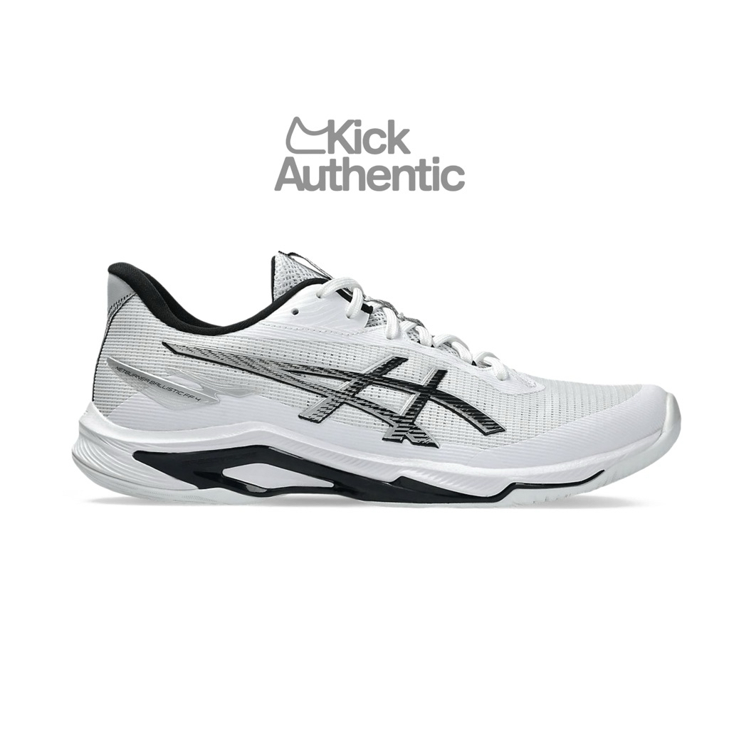 Kick - Sepatu Tenis/Voli Asics Netburner Balistic FF 4 White Black Original