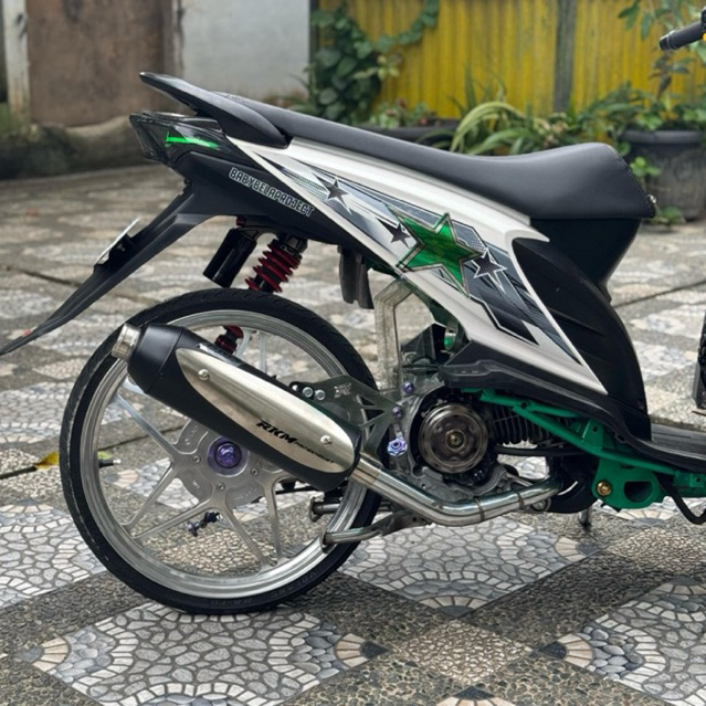 KNALPOT BEAT KARBU/ OLD ORIGINAL RKM PRO EXHAUST / knalpot kondoman /knalpot kondoman beat/std racin