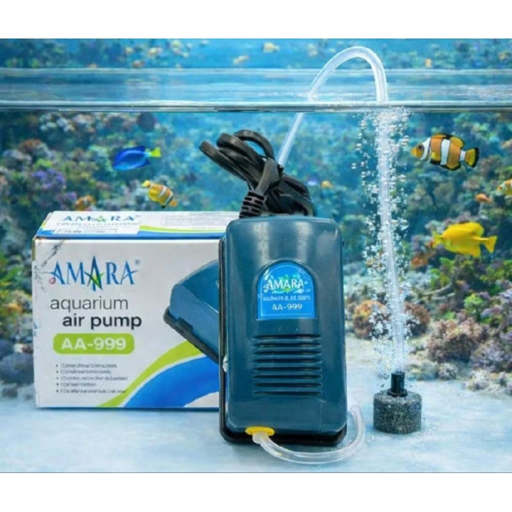 AERATOR AMARA 1LUBANG LENGKAP SELANG BATU TINGGAL PAKAI GELEMBUNG UDARA AMARA 1LUBANG
