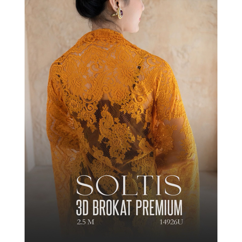 KAIN KEBAYA BROKAT LACE 3D PREMIUM