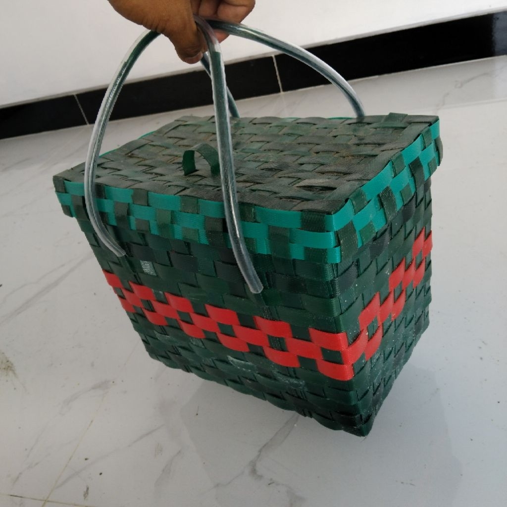 PREMIUM TAS JADUL , TAS ANYAMAN LEBAR 30cmX 22cm