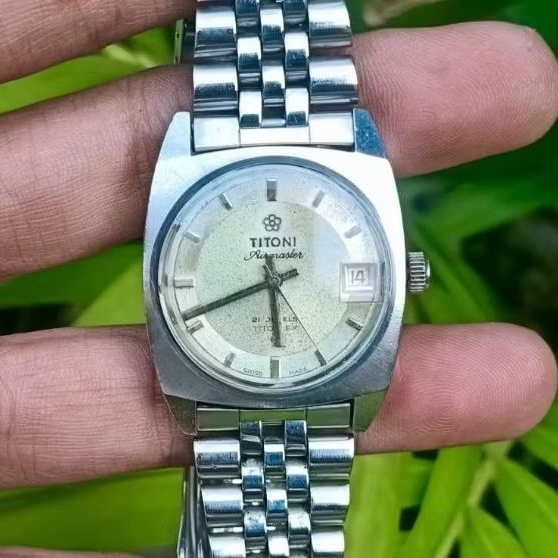 Jam Tangan Original Titoni Airmaster 21 Jewels Titoflex Automatic