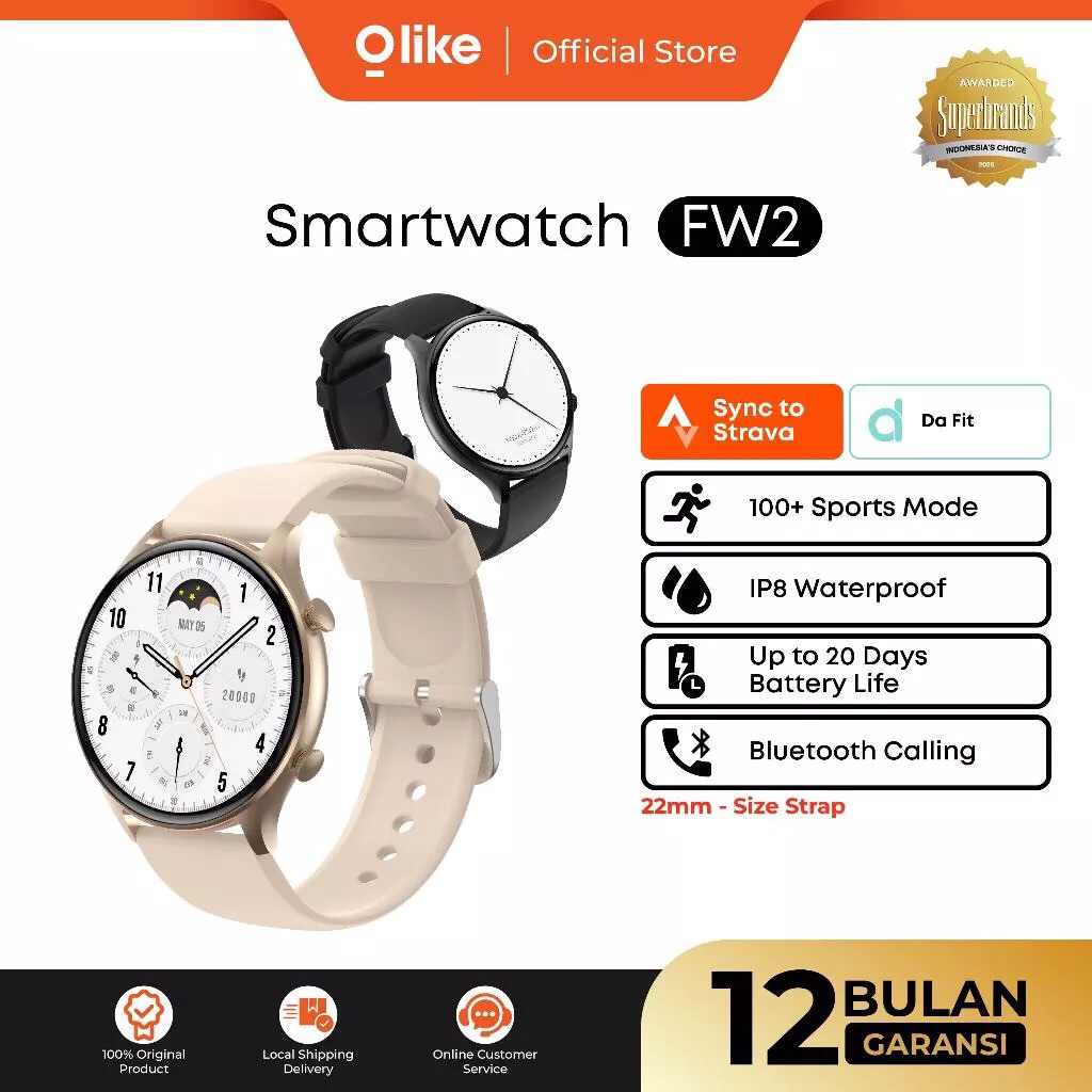 OLIKE SMARTWATCH FW2-ORIGINAL Brand