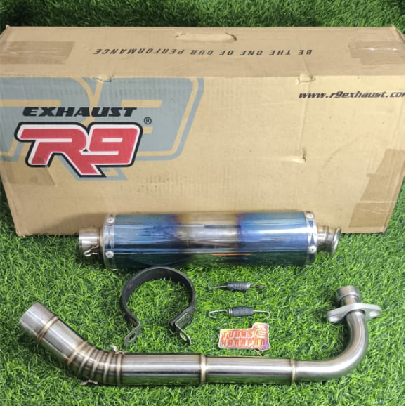 Knalpot Racing R9 MIO OLD / MIO SPORTY / MIO SOUL CARBU R9 MUGELLO