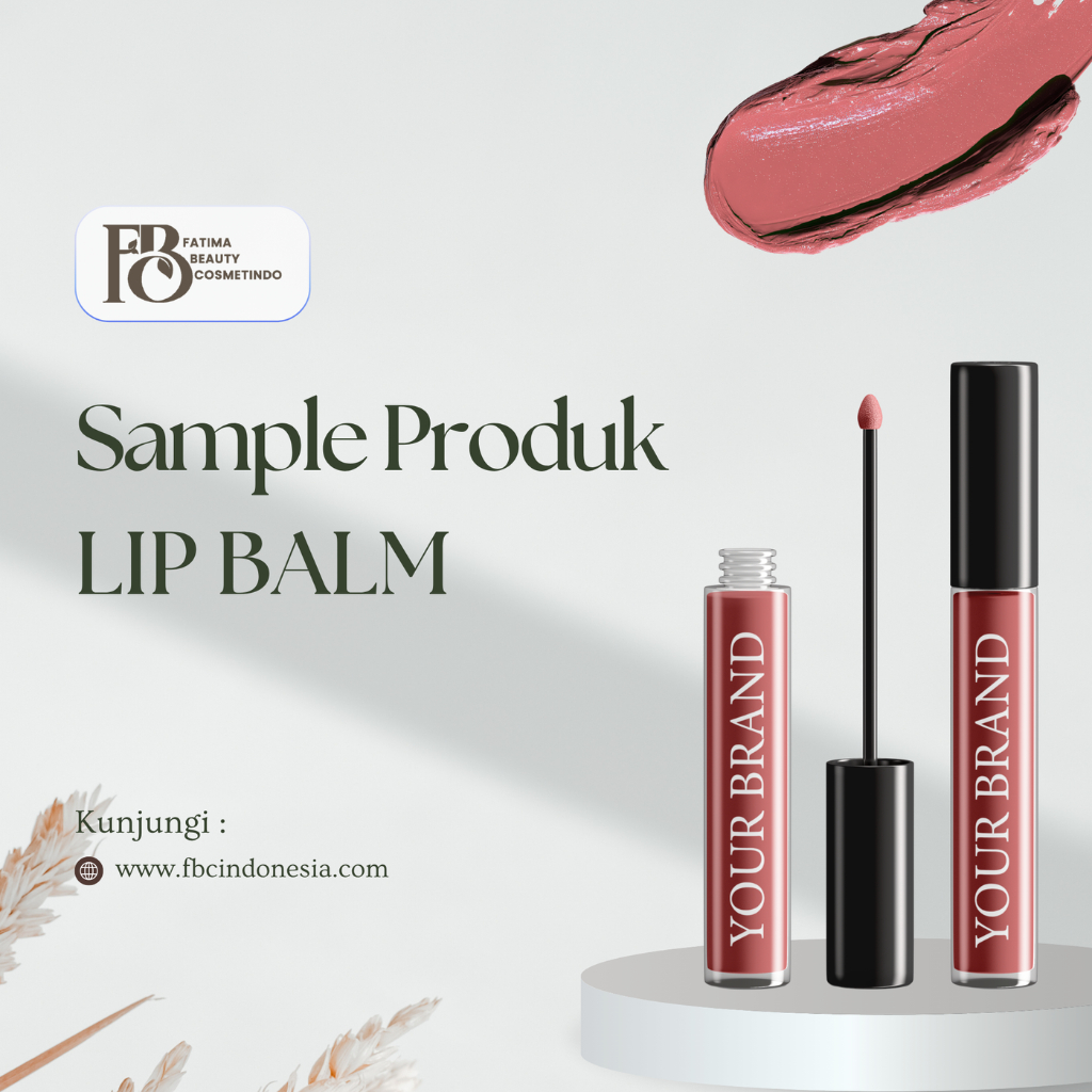 Sampel Kosmetik Lip Balm Skincare maklon