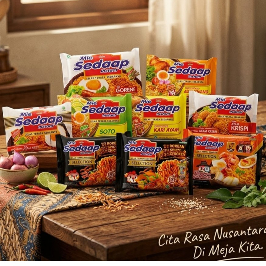 MIE SEDAAP / MIE SEDAAP GORENG / MIE SEDAAP KUAH