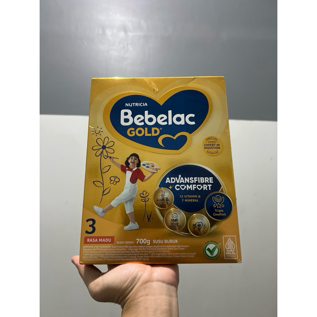 Bebelac gold 3 Madu / Vanila 360gr 700gr