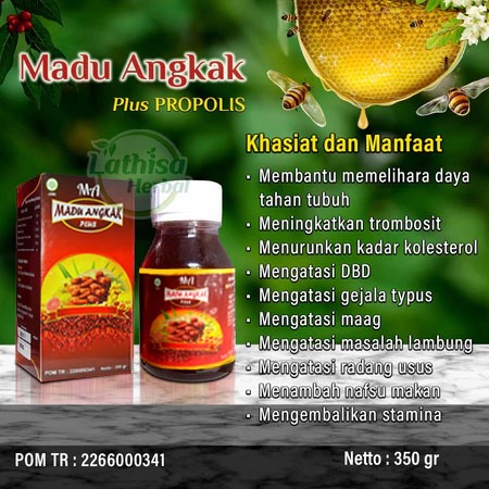Madu Angkak Sari kurma angkak plus jambu biji mengobati dbd tipes