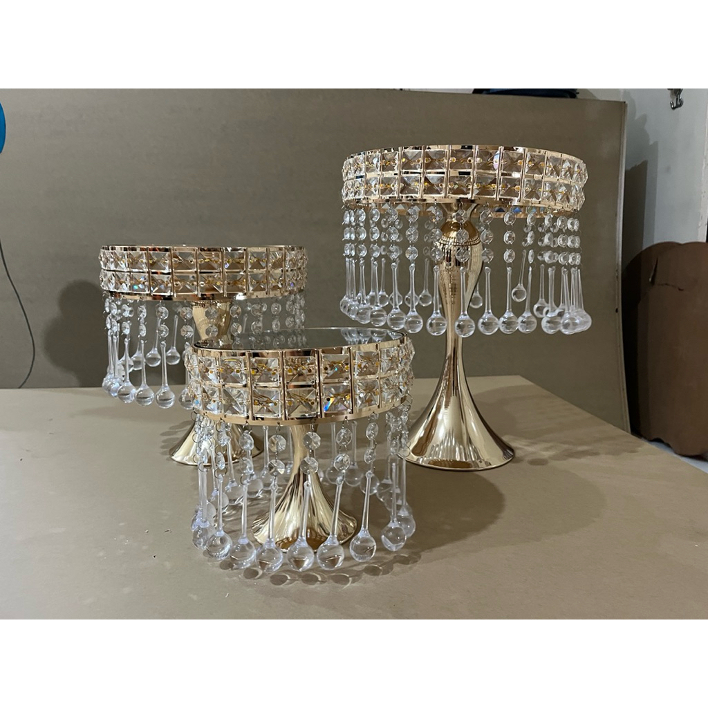 DULANG KRISTAL SET ISI 3 | DULANG KAYU | DULANG KAYU TERLARIS