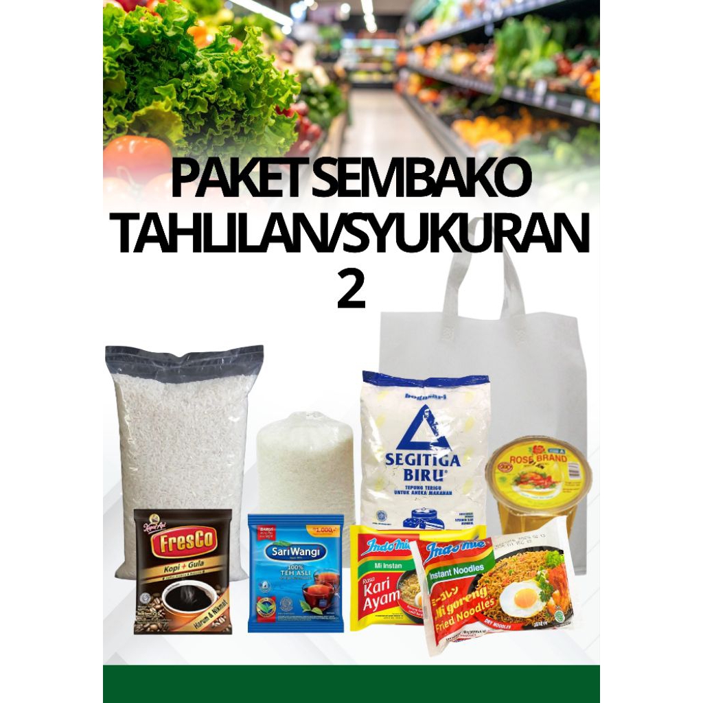 PAKET SEMBAKO TAHLILAN/SYUKURAN 2