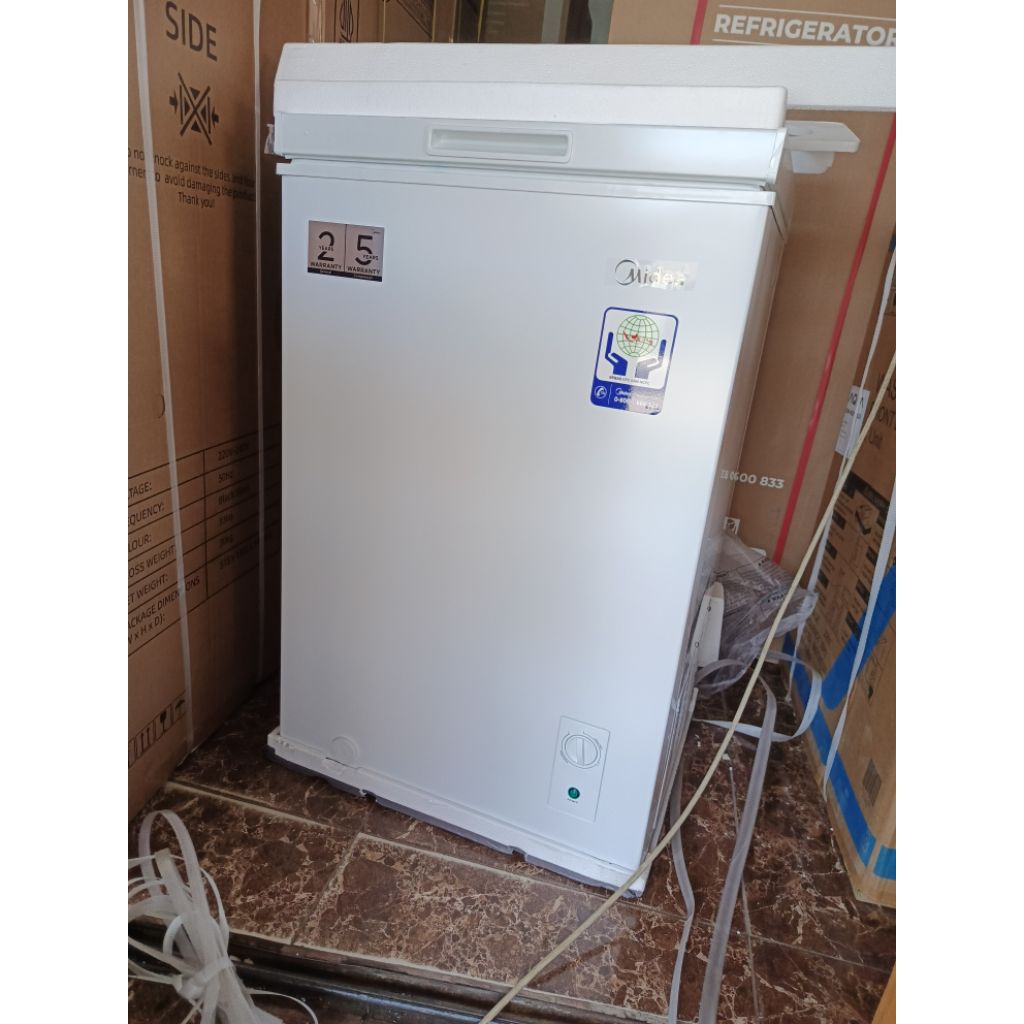 freezer box midea 100L