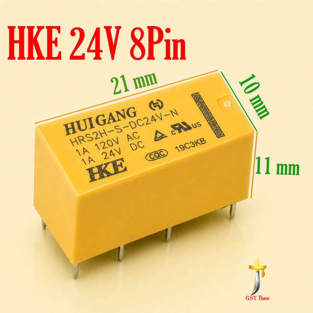 Relay Huigang 24V 8 pin HKE rellay riley 24 V 8pin rilei