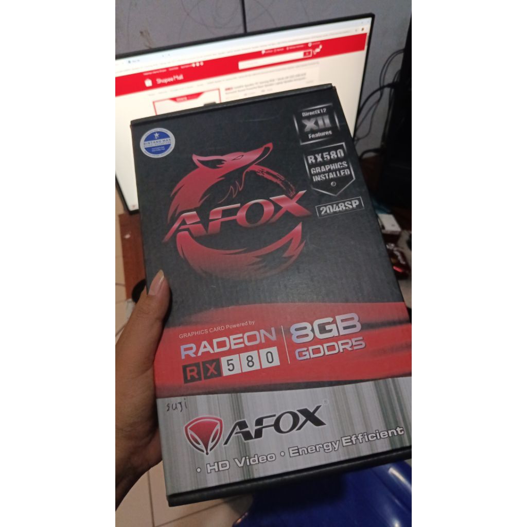 radeon RX 580 8gb second bekas upgrade normal smua tinggal pakai