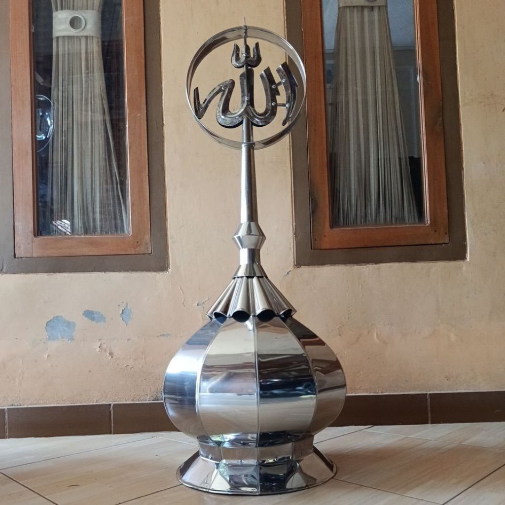 kubah masjid 40cm stainless steel