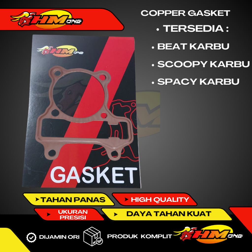 Paking Head Tembaga Scoopy Karbu Spacy Karbu Beat Karbu Kuningan Tembaga HMone racing hm1