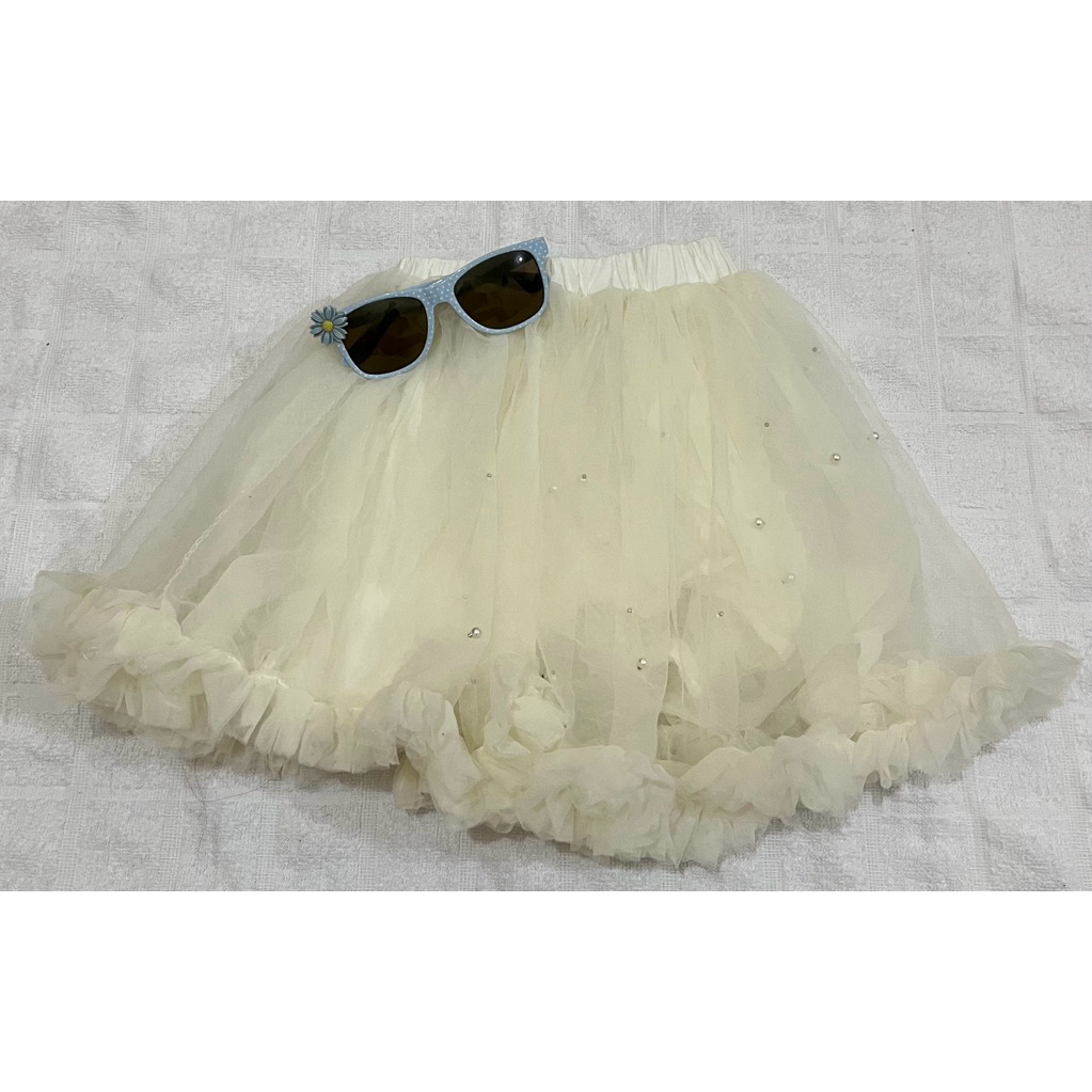 rok tutu anak perempuan size size 4 tahun preloved (mutiara)