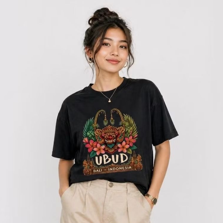 KAOS BALI COTTON COMBED PREMIUM UKURAN S-XXL/ATASAN / KAOS DEWASA ANAK PRIA WANITA