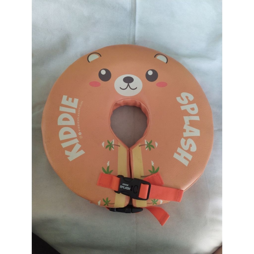 Preloved KIDDIE SPLASH Pelampung leher bayi Neck Ring Original Anti Bocor, isi Busa Renang, Tidak Pe
