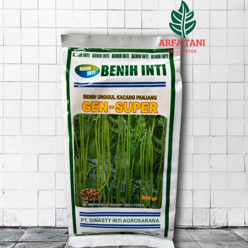 Benih Kacang Panjang Gen Super 500 Gram Benih Inti